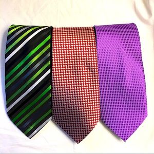 Verie God 100% Silk Men’s Ties - 3 Bundle
